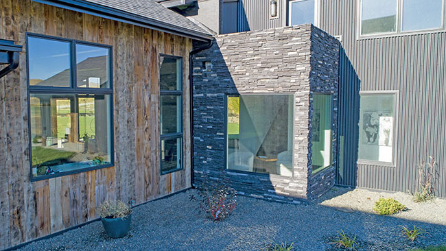 Multiple Exterior Home Finishes Custom Home Livingston Mt