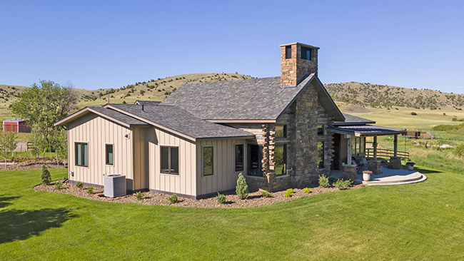 Back Deck Full Home View Elk Creek Ranch