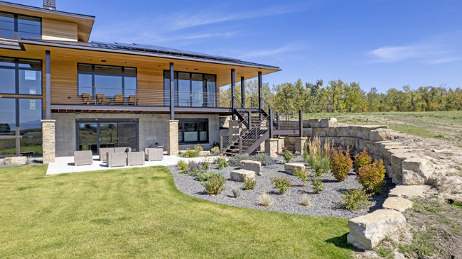 Main Home Backyard Landscaping 485 Breeden Dr Bozeman Mt