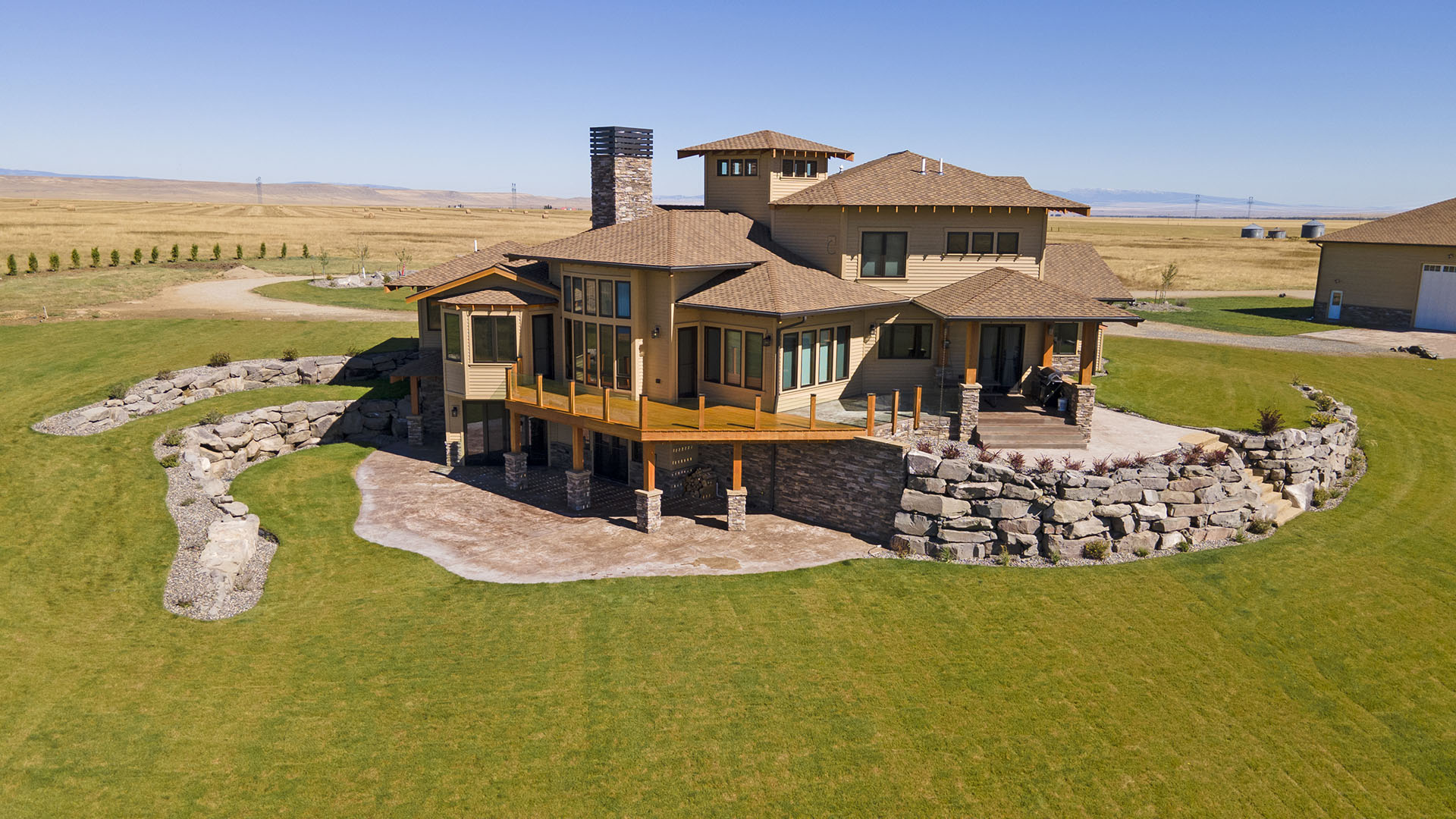 Backyard Deck View Moonshine Road