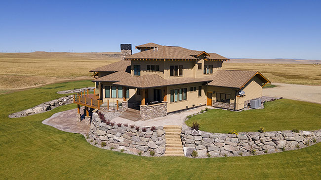 Large Rock Retaining Wall Moonshine Road