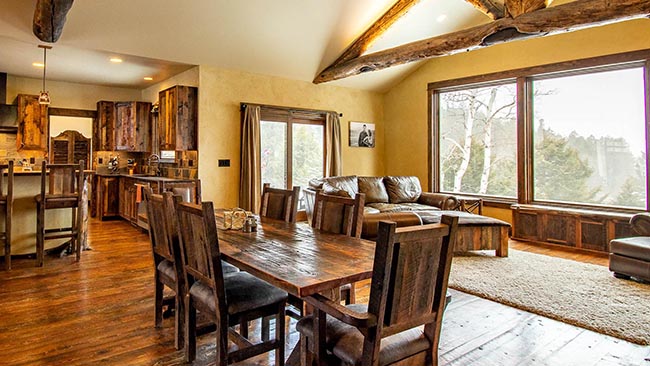 Great Room Large Windows Mountain Brook Home